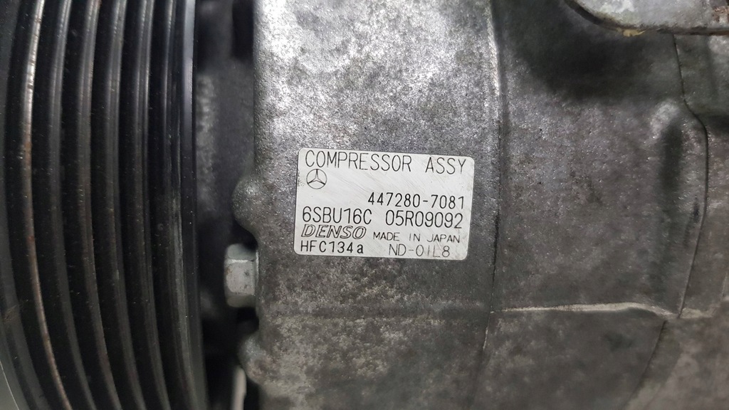 фото №5, Компрессор кондиционера 447280-7081 mercedes e klasa w212 cls w218 glk x204