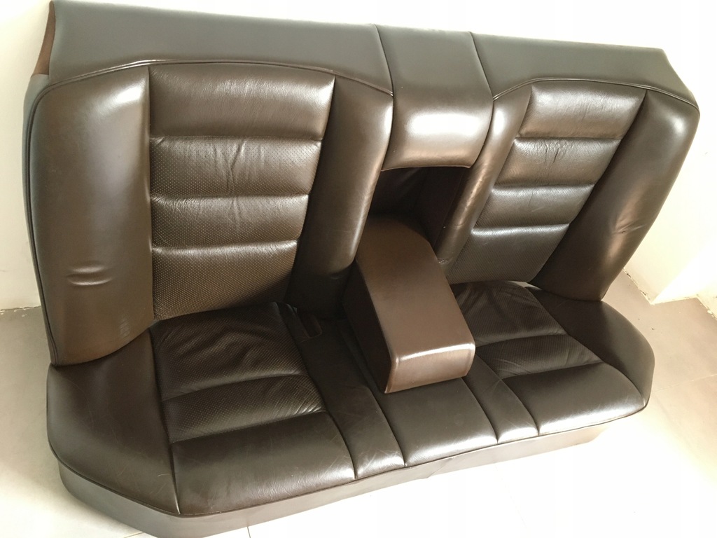 фото №9, Обивка кожаный сиденья заднее сиденье обшивки кожа коричневая mercedes w124 sedan