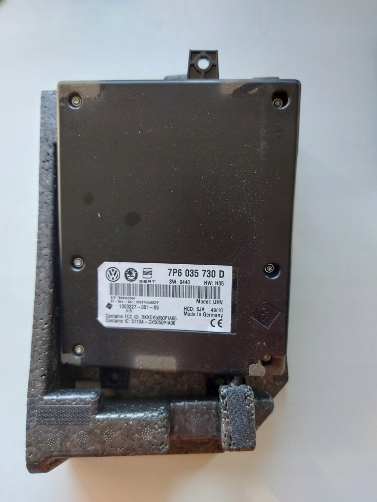 фото №1, Vw golf vi модуль bluetooth пена 7p6035730d