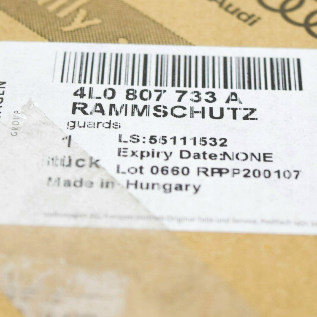 фото №9, Audi q7 4l защита бампера 4l0807733a nowa оригинальная