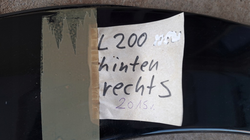 фото №11, Fiat fullback mitsubishi l200 v ram 1200 молдинг крыла правый задняя 15-