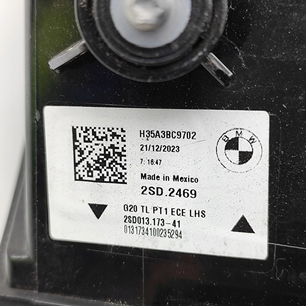 фото №8, Bmw 3 g20 g21 2024 ліва сторона лампа задня