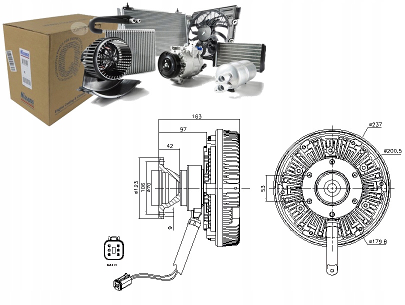 фото №1, Сцепление вентилятора радиатора scania p g r t dc11.08-dt16.08 03.04-