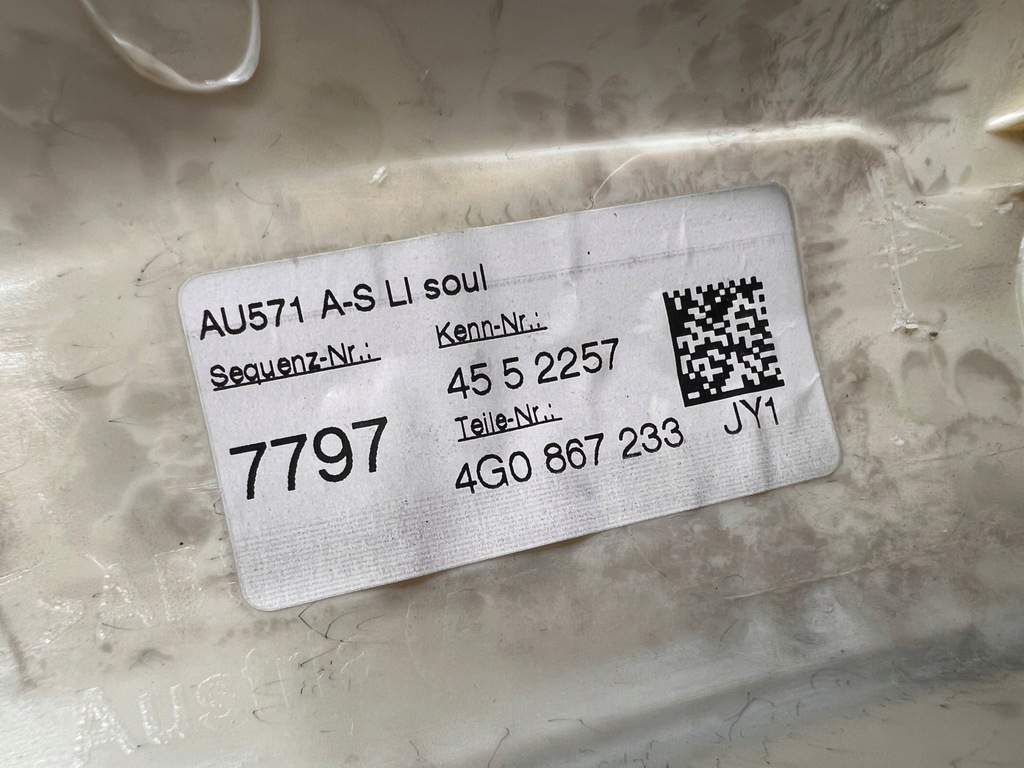 фото №5, Audi a6 c7 защита обшивка стойка левая 4g0867233 jy1