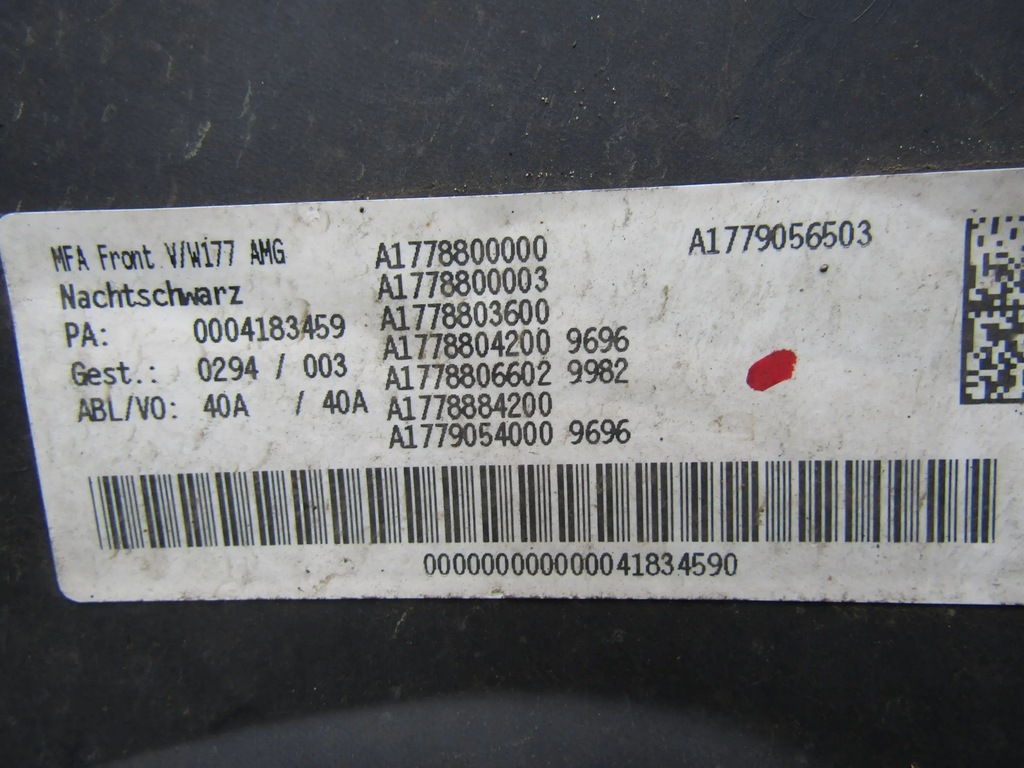 фото №16, Mercedes a w177 бампер перед