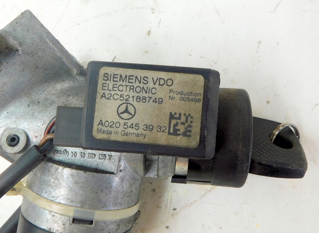 фото №6, Mb actros mp3 mp2 6x2 замок запалювання з ключ a0205453932 a6674600504