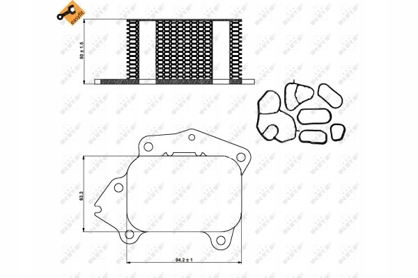 31333. радиатор масла с Разборки
