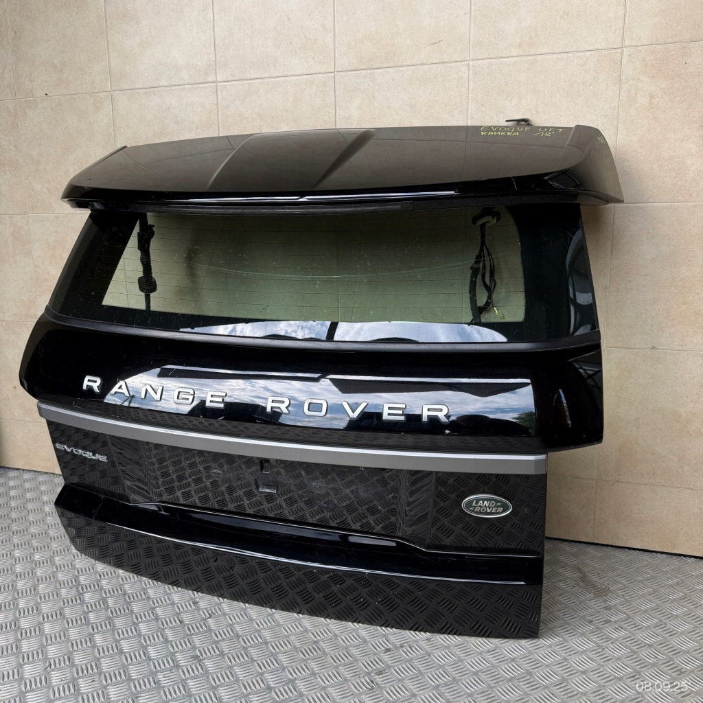 фото №4, Крышка багажника задняя комплектная land rover range rover evoque i lift 2018 rok камера