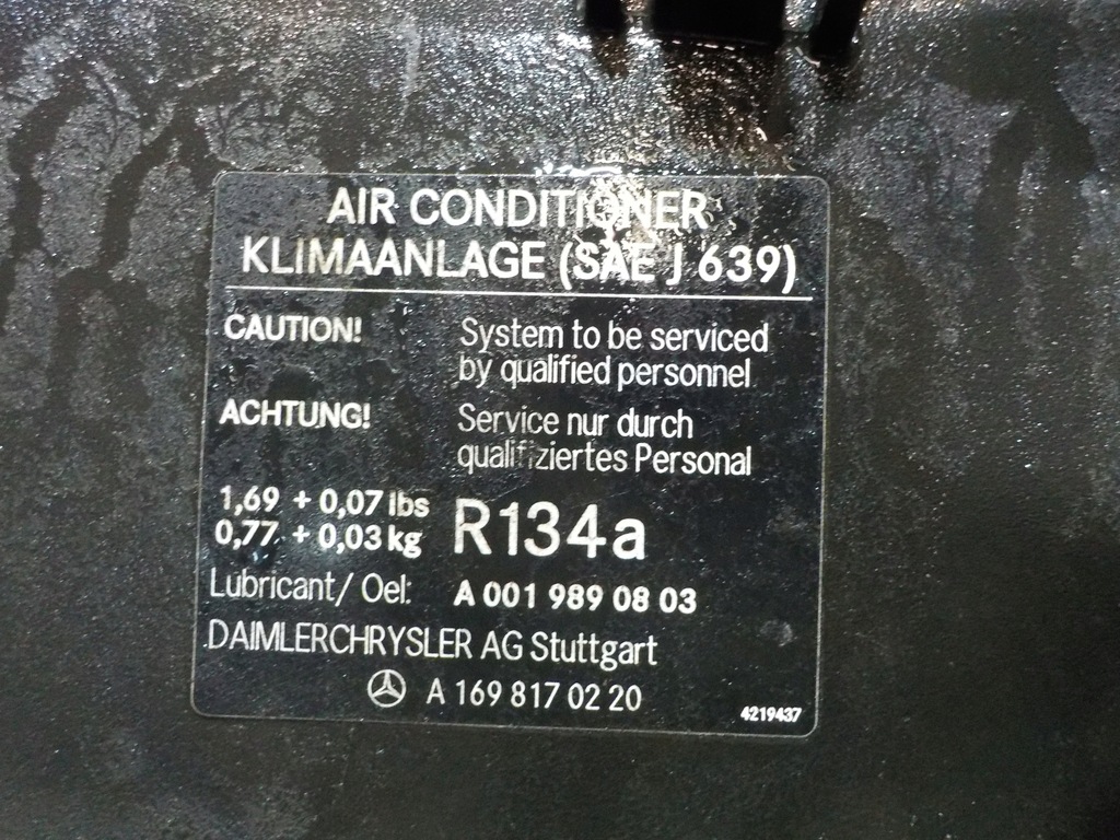 фото №11, Mercedes a w169 2.0 cdi 05r воздуховод воздуха a1698170220