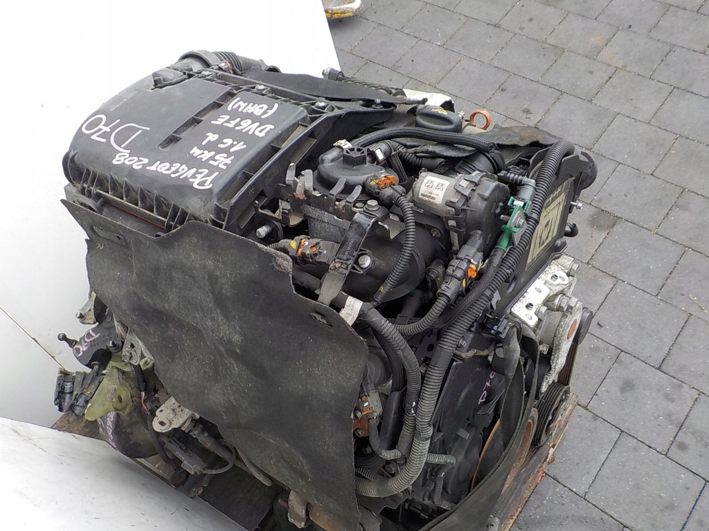 фото №8, Peugeot 208 16r 1.6 blue hdi 75km двигатель dv6fe bhw kompletny
