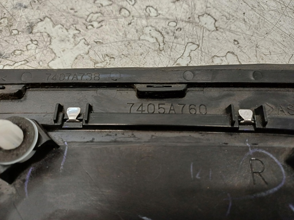 фото №6, Mitsubishi eclipse cross - заглушка крила правий задня 7405a760