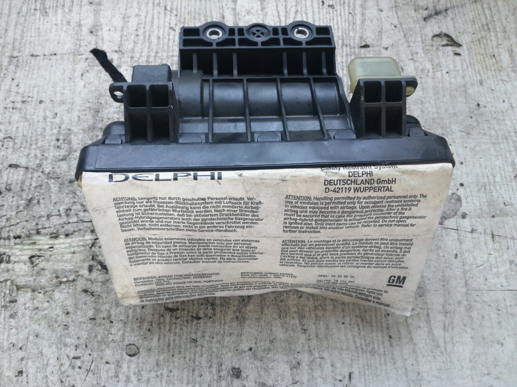 фото №1, 4020 meriva a подушка подушка безопасности пассажира 93335024