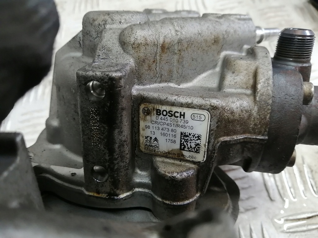 фото №12, C4 cactus 1.6 bluehdi система впрыскной насос форсунки 9811347380 0445110566