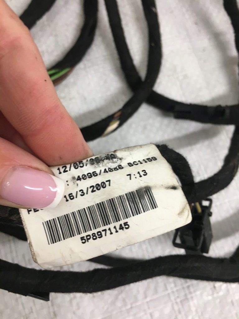 фото №12, Электропроводка жгут крышки seat altea xl kpl. oryg 5p8971147 5p8971145