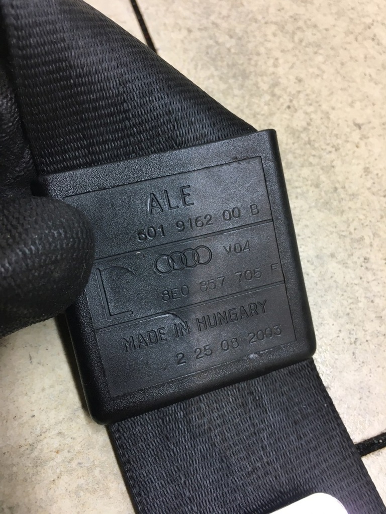 фото №8, Pas безпеки лівий перед audi a4 b6 8e085705f