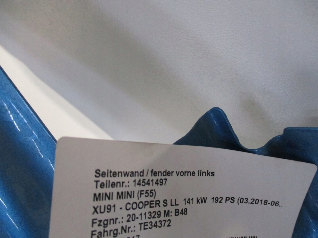 фото №7, Крыло крылья mini f55 f56 f57 cooper s