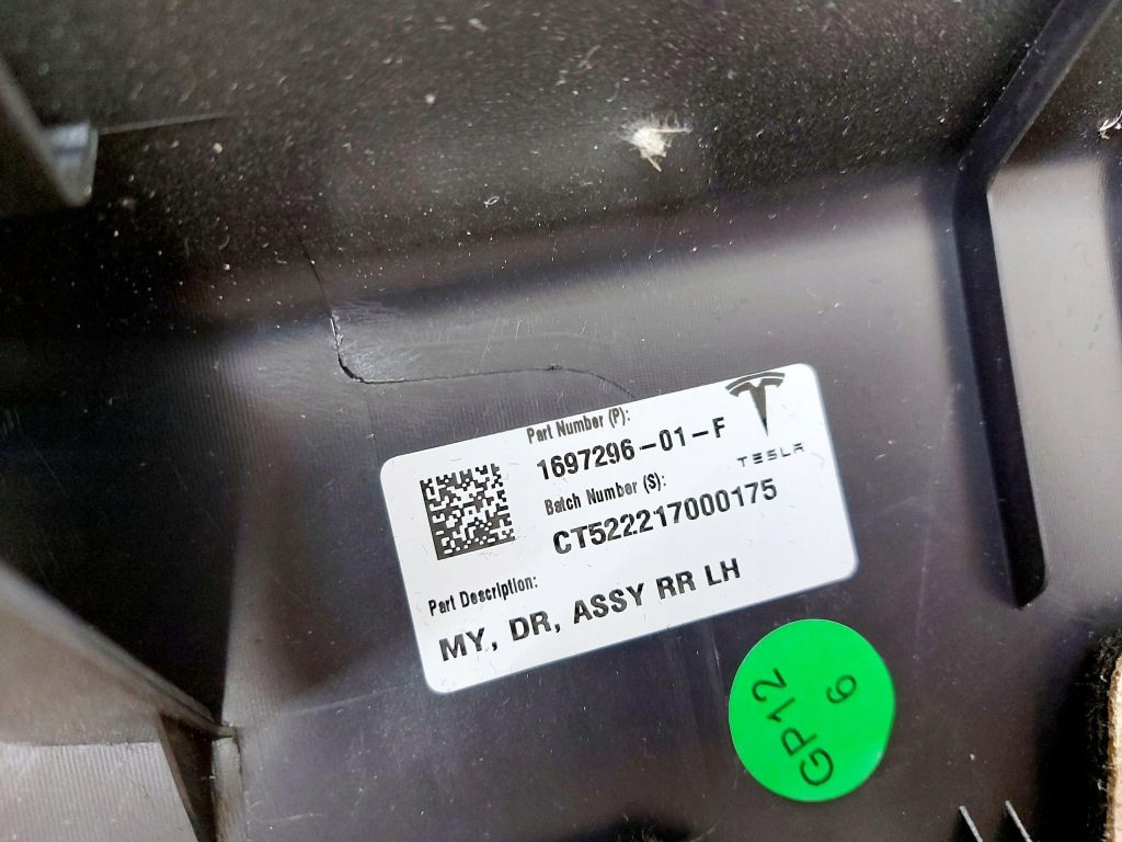 Tesla y 22r. обивка обшивка дверь левый задний  1697296-01-f Киев