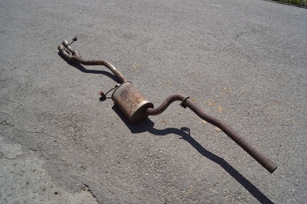 фото №8, Вихлоп гасник кінцевий vw passat b7 2.0 tdi 3c0253411bk