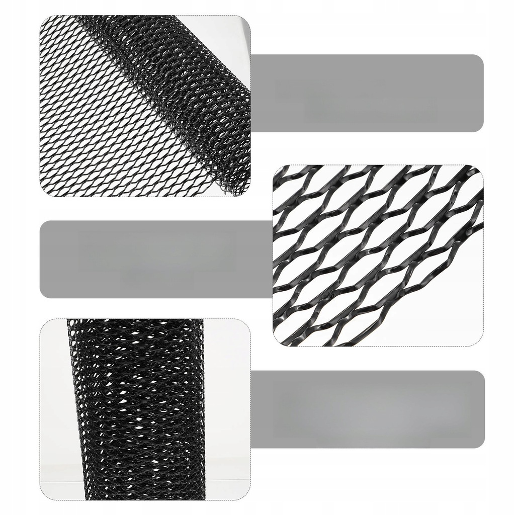 фото №15, Czarna алюмінієва сітка захист бампера do автомобіля