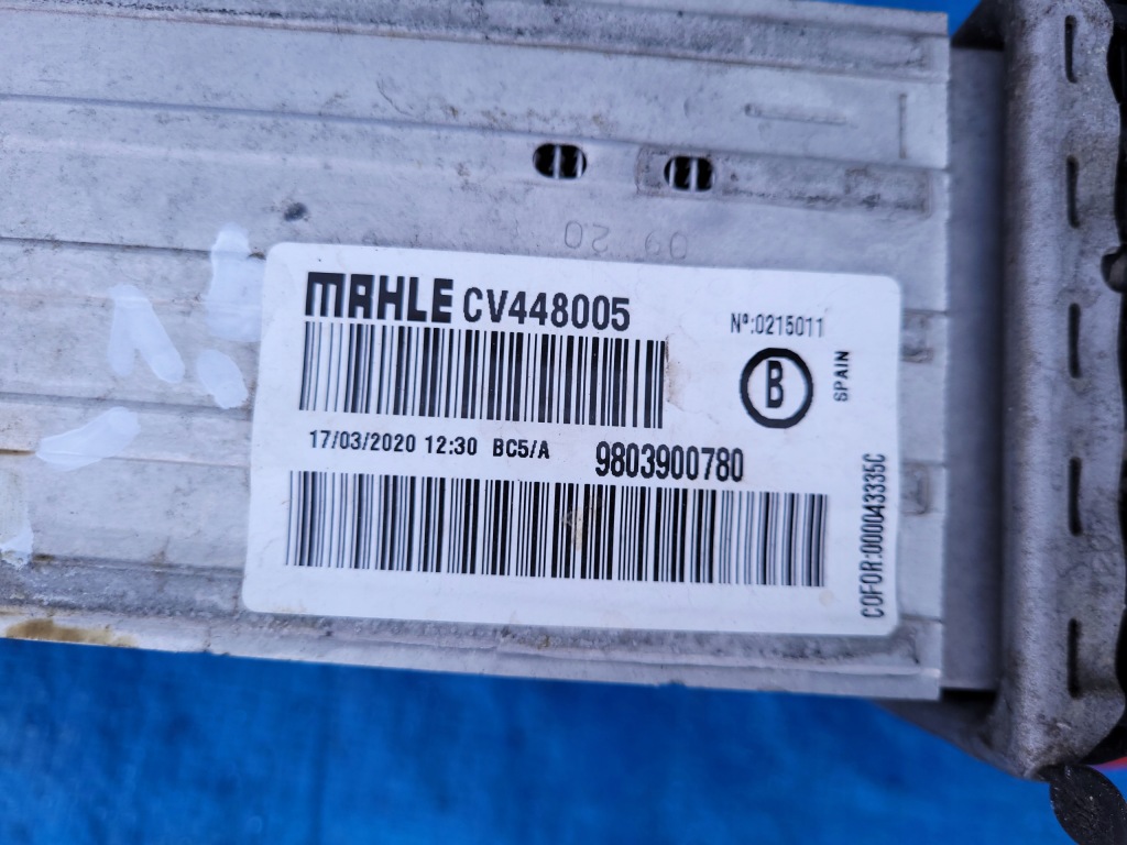 Opel-części | crossland x радиатор интеркулер 1.2 thp 1.6 hdi 9803900780 с Разборки