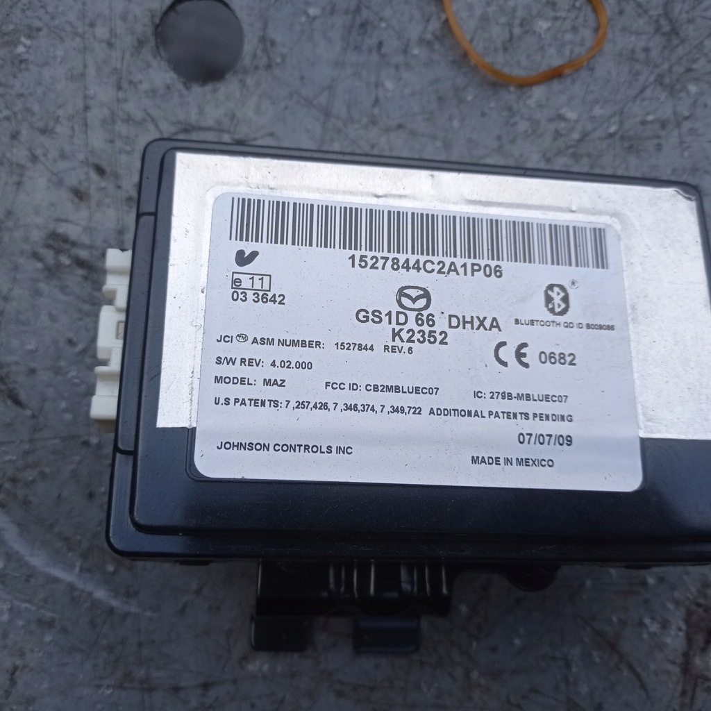 фото №1, Модуль bluetooth mazda 6 ii gh gs1d66dxha