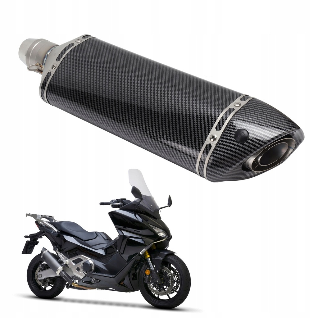 фото №7, 470mm труба вихлопна motocykla ze нержавіюча сталь