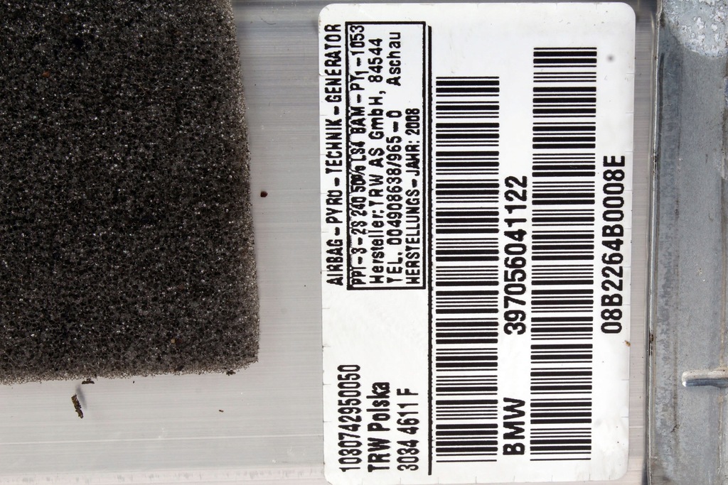 фото №7, Подушка воздушная подушка безопасности пассажира bmw x3 e83 / lift lci 7056041