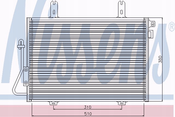 фото №2, Радиатор кондиционера renault kangoo, clio ii, ni