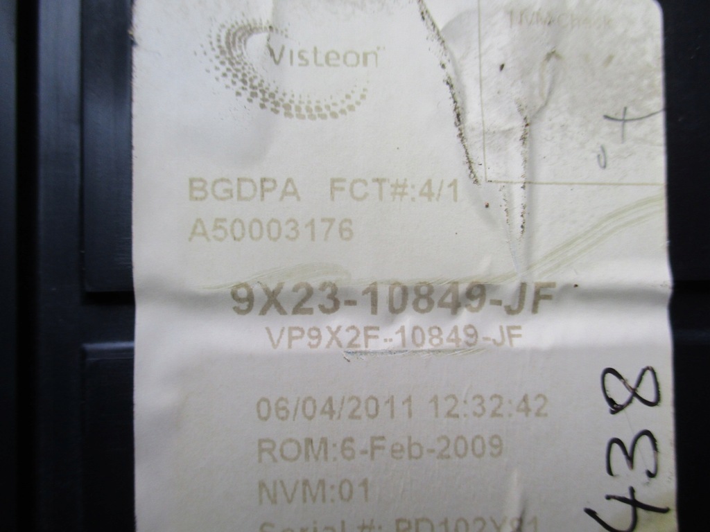 фото №11, Jaguar xf x250 3.0d v6 275 ps - бортовий комп'ютер ,набір стартовий 0281014671