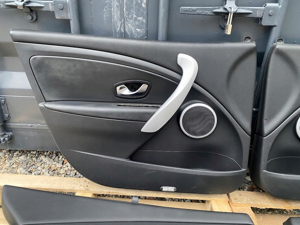 фото №3, Оббивка обшивки двері комплект шкіра renault fluence