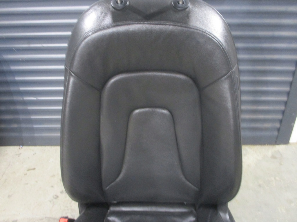 фото №5, Сидіння лівий перед audi a4 b8 шкіра шкіряний чорний