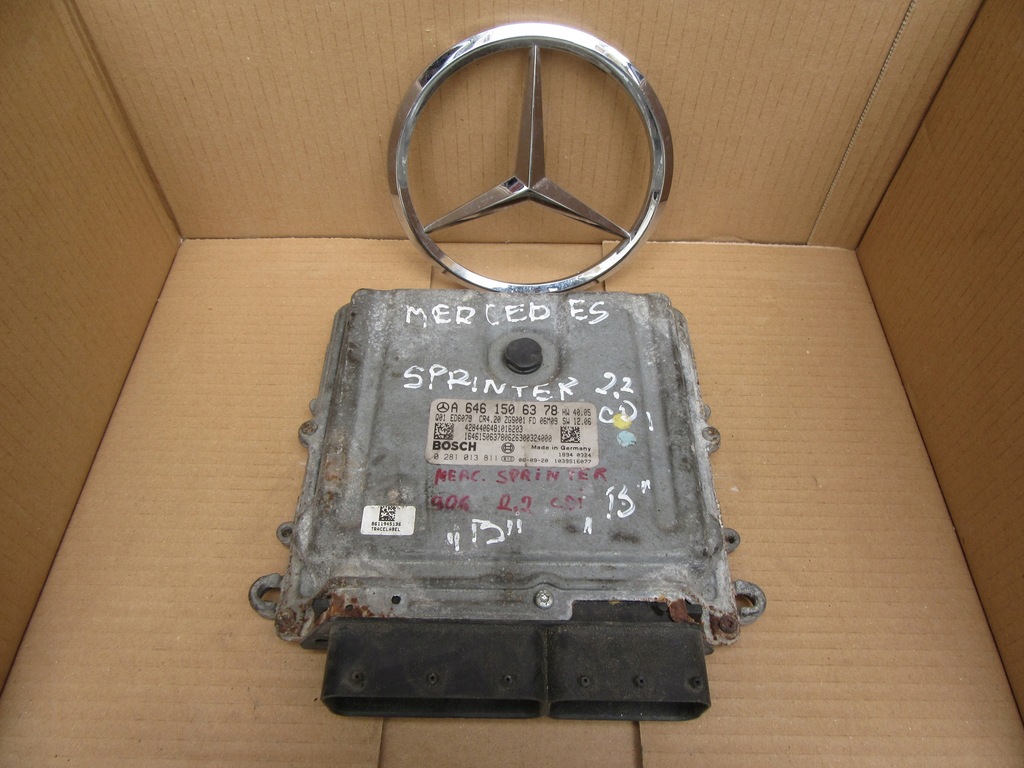 фото №1, Mercedes sprinter 2.2 cdi 06- блок управления двигателя