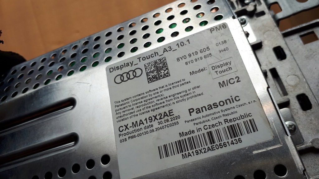 фото №8, A3 8y дисплей экран дисплей touch 8y0919605