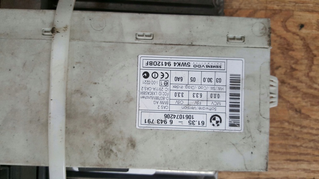 фото №6, Bmw f20 бортовий комп'ютер набір стартовий 6943791