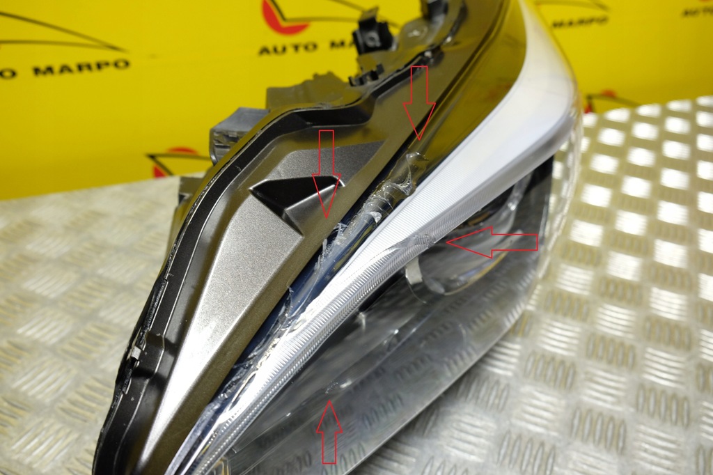 фото №10, Infiniti q70 2013- фара лампа full led некрутящаяся левая usa