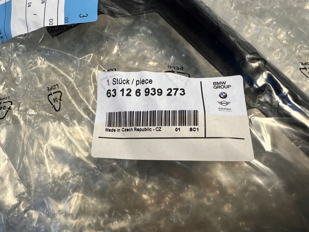 фото №6, Bmw x3 e83 прокладка лампы перед левая 63126939273