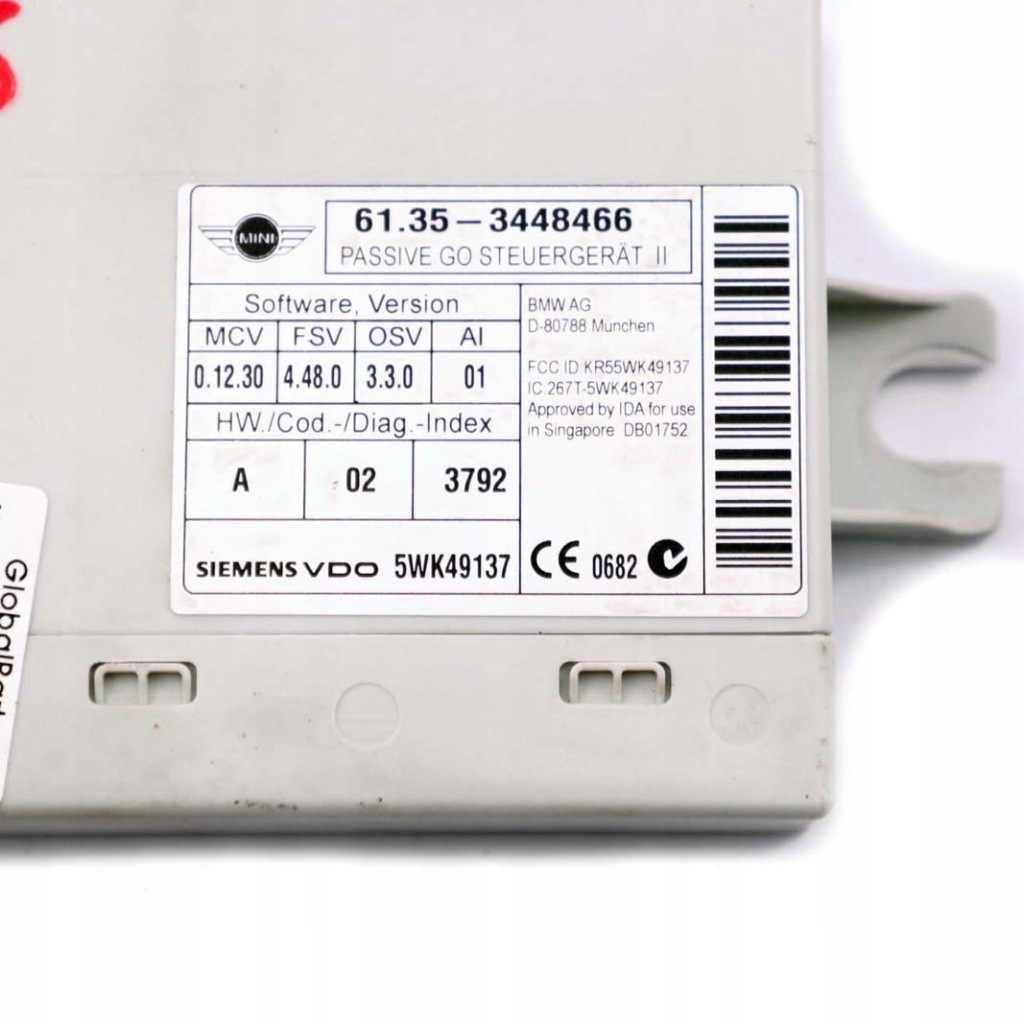фото №5, Mini cooper r55 r56 модуль passive go 3448466