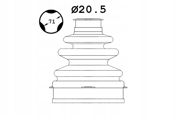 фото №1, Sasic захист шарнір внутрішнього hyundai ix35 kia sportage iii 1.7d