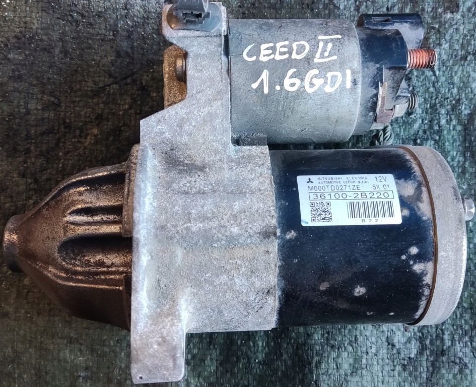 фото №1, Kia ceed ii 1.6 gdi стартер 36100-2b220