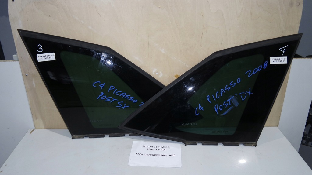 фото №1, Стекло кузовная задняя citroen c4 picasso 08r.