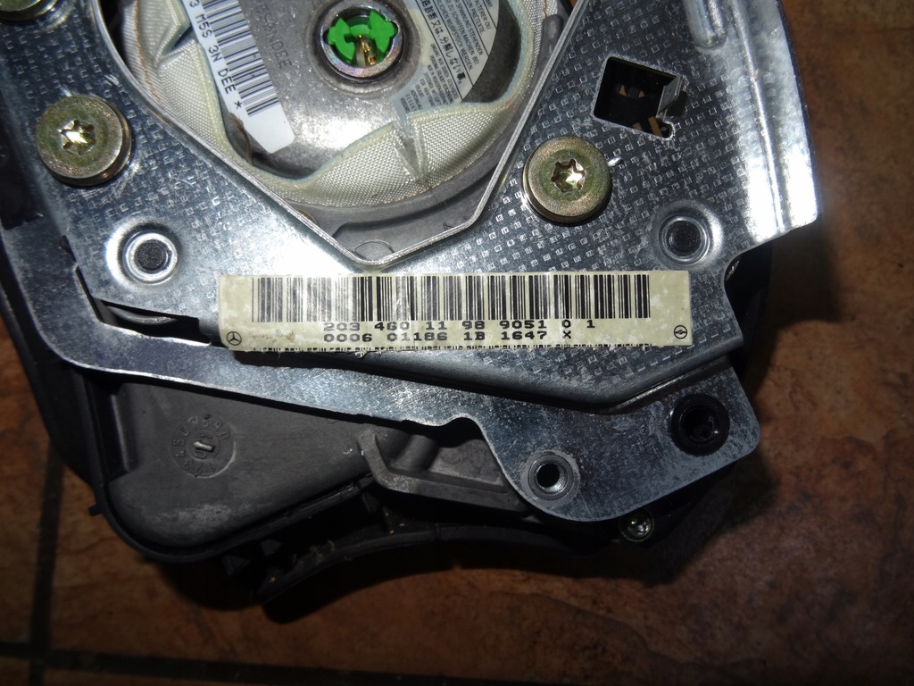 фото №6, Подушка подушка безпеки водія mercedes-benz оригінальний номер a2034601198