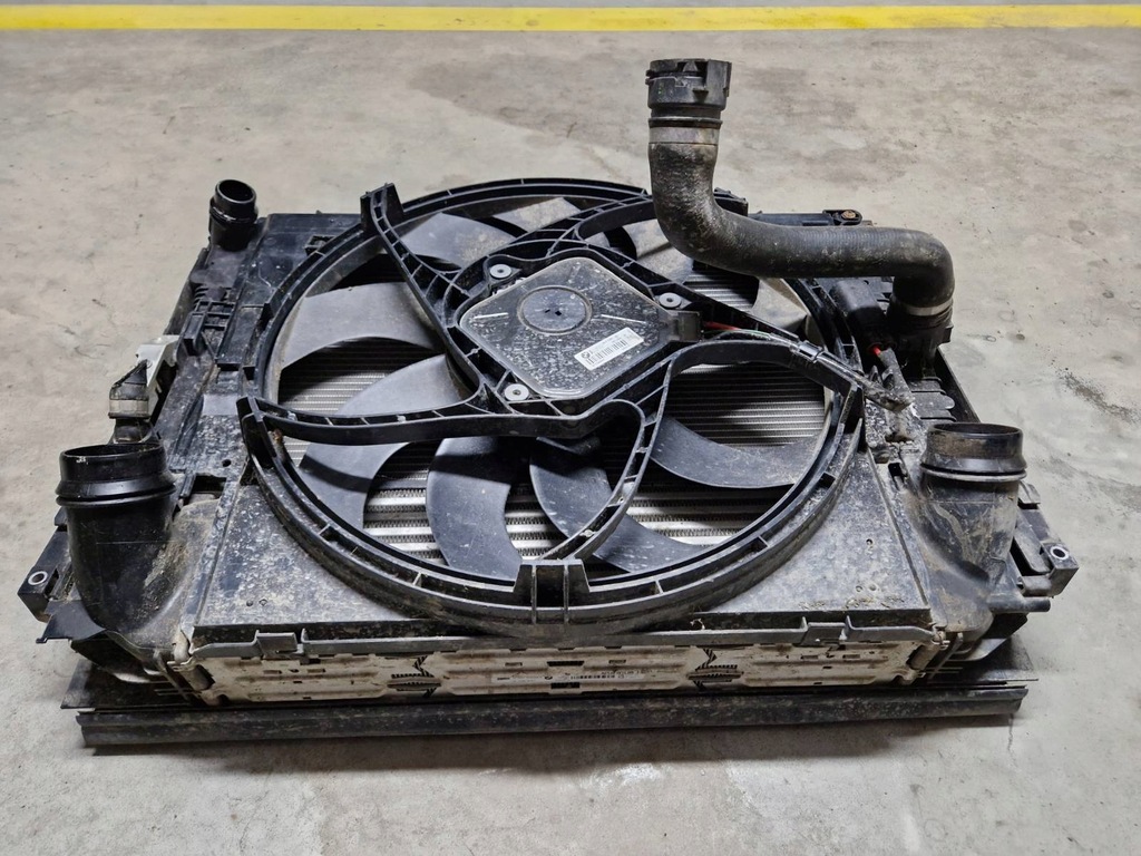 фото №4, Комплект радиатор вентилятор bmw 3 lift