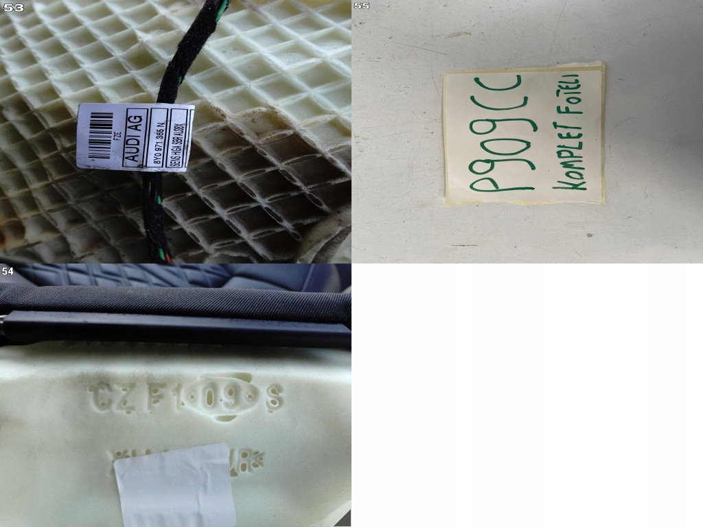 фото №15, Audi s3 a3 s-line sportback 8y0 20- комплект сидений czarna кожа перед задняя