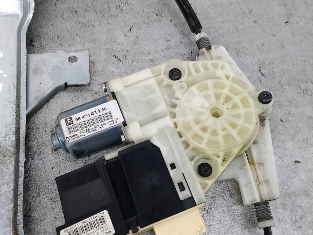 фото №8, Підйомник скло лівий перед citroen c4 i 9647441480 980689-103 9657133680