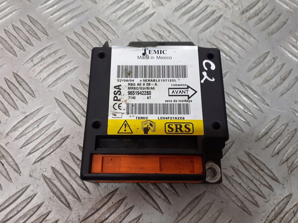 фото №1, Модуль подушка безпеки citroen c2 9651942280