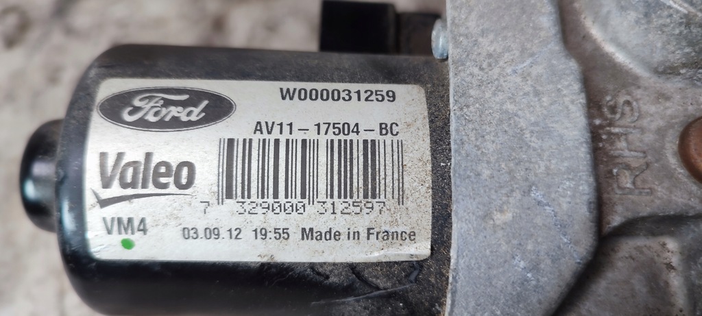 фото №7, B-max 12r моторчик механізм двірники правий перед 117tk av1117504bc