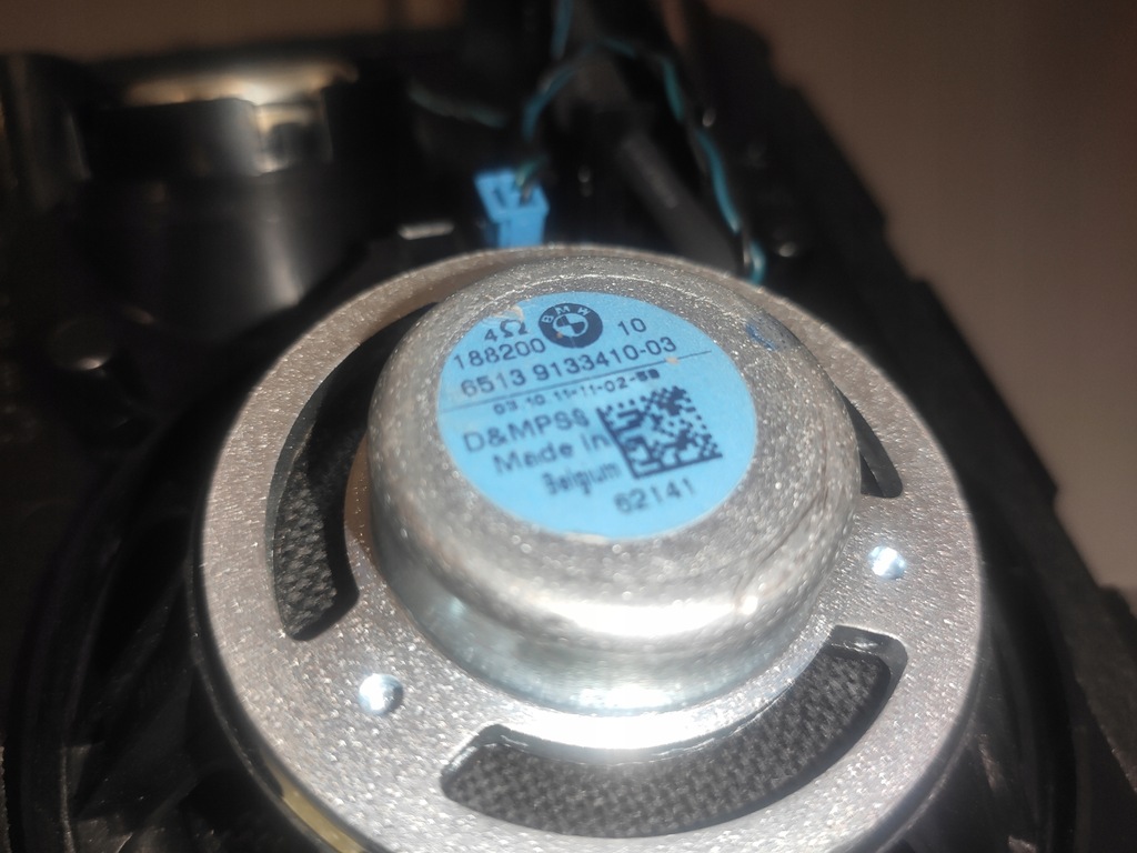 фото №12, Bmw 7 f01 f02 f04 динамик панели адаптер hifi центральный набор исправный