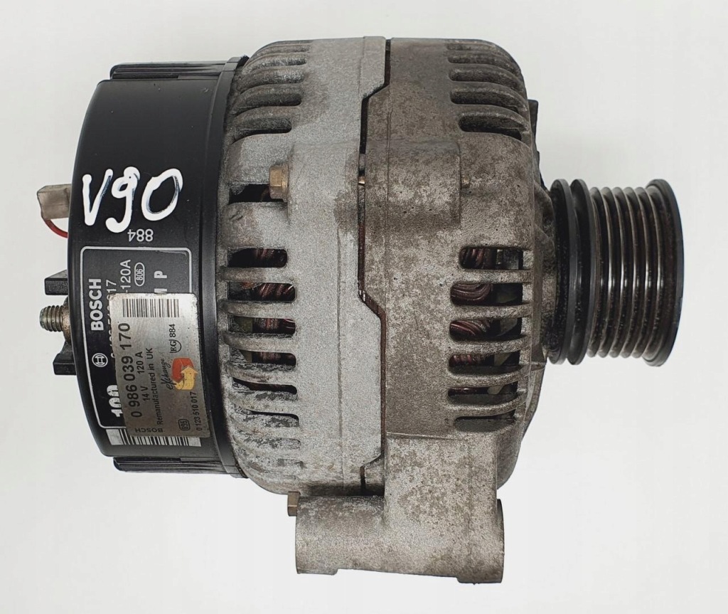 фото №1, Генератор volvo v90 i 3.0 r6 0123510017