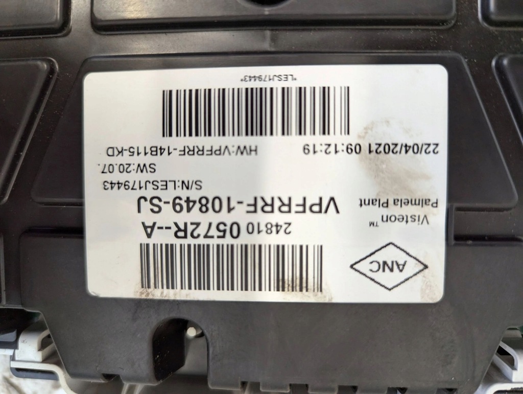 фото №7, Renault trafic iii 2.0 dci 2019-2024 счетчик приборы