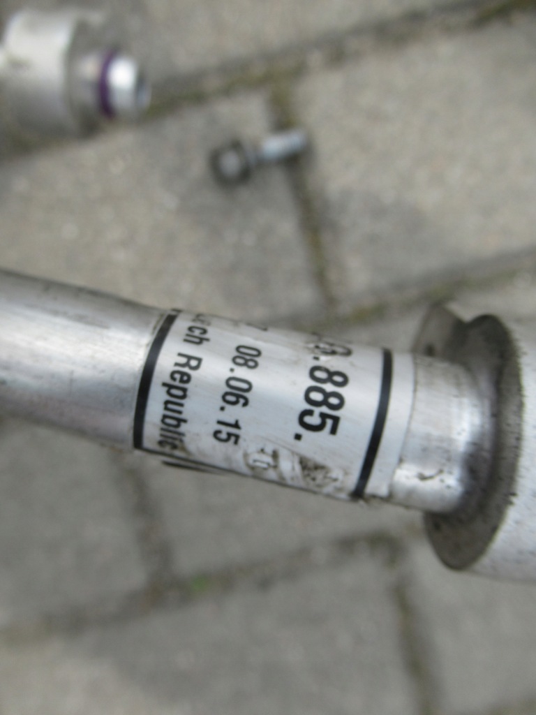 фото №10, Porsche cayenne 7p5 turbo шланг кондиціонера wody 7p0820886b 7p0820885b